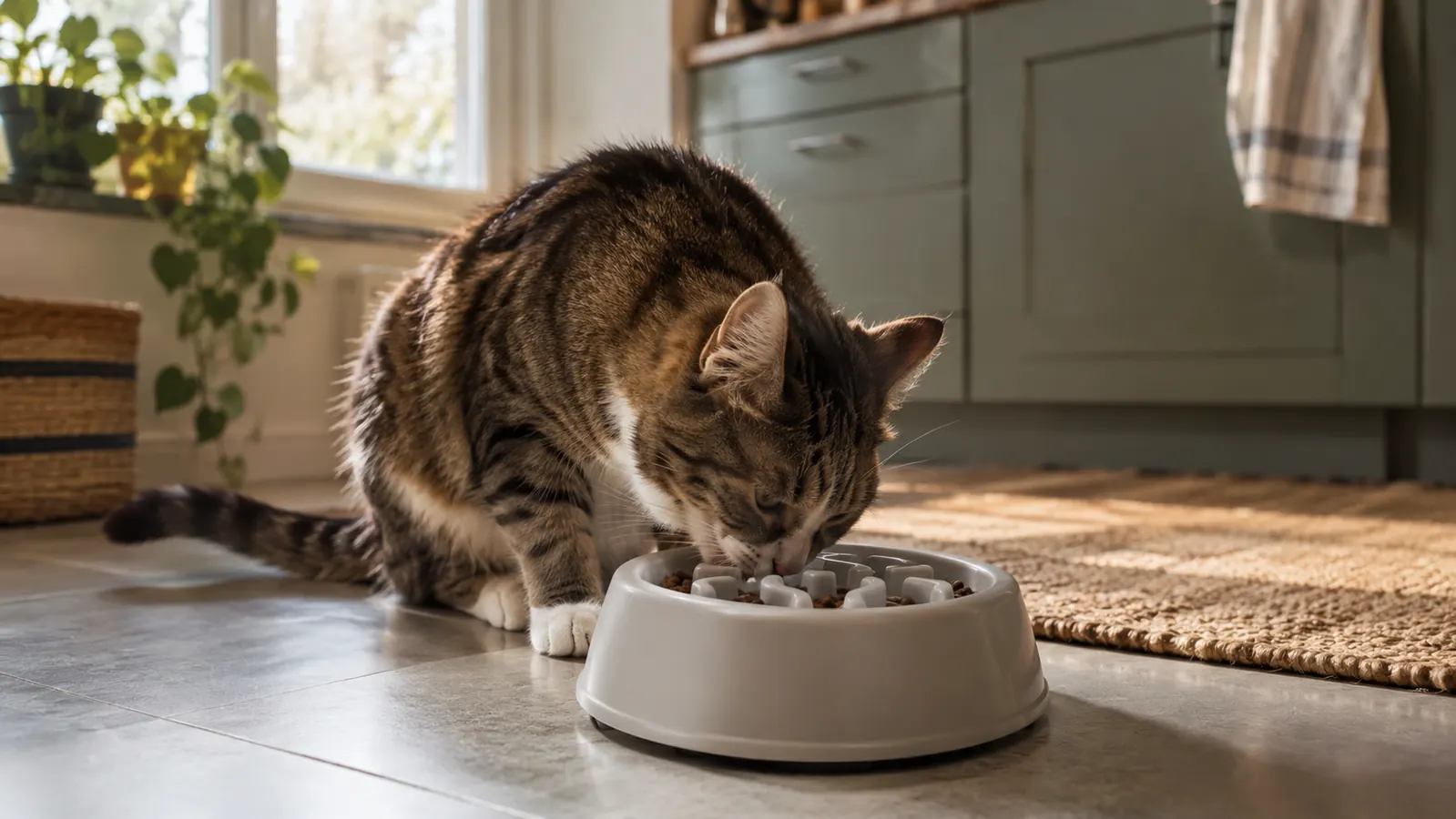 Catstages Slow Feeder Bowl Review: Months of Daily Use with an 11-Year-Old Tabby
