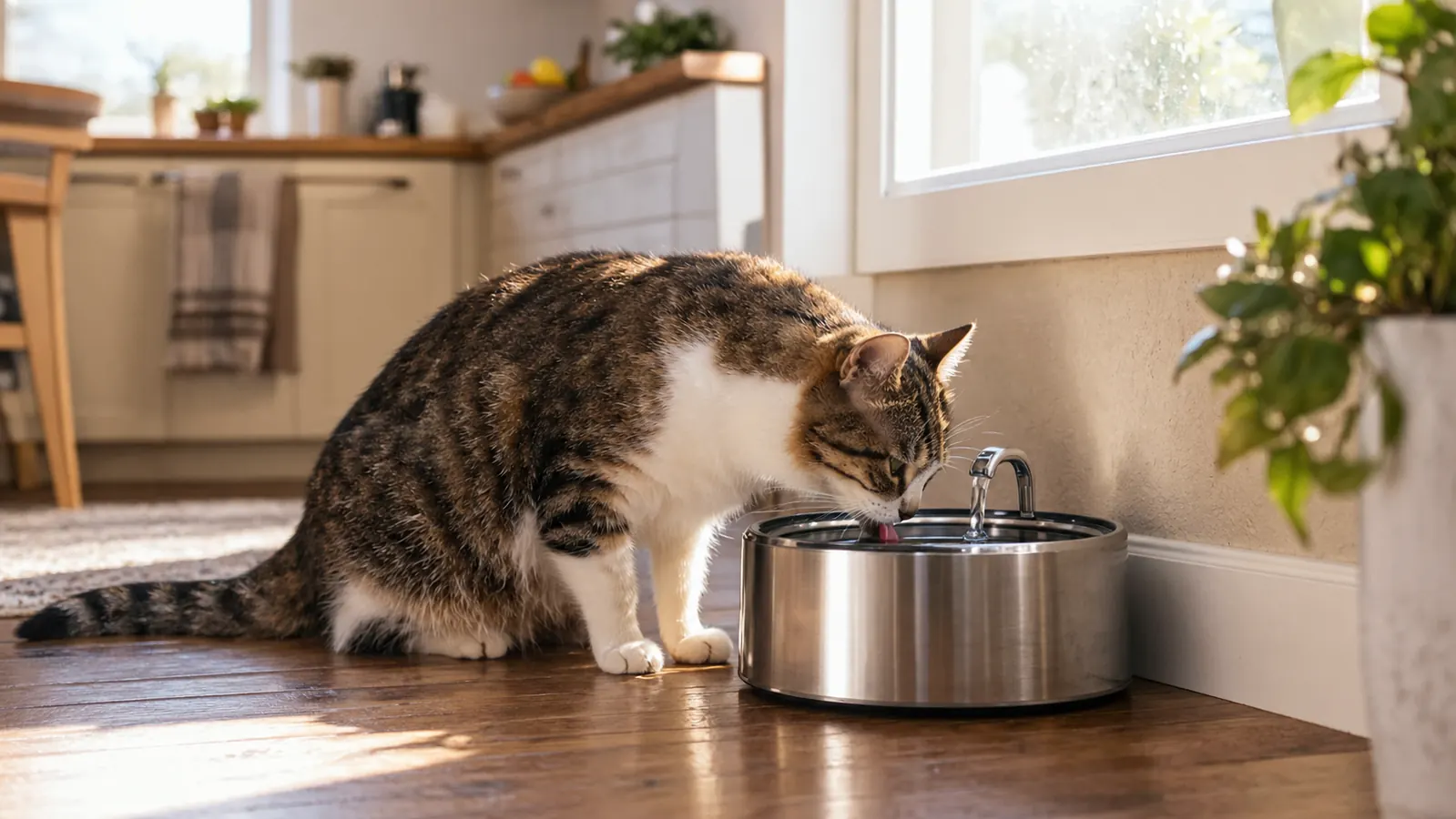 How to Get a Cat Who Barely Drinks to Drink More With the GIOTOHUN Water Fountain