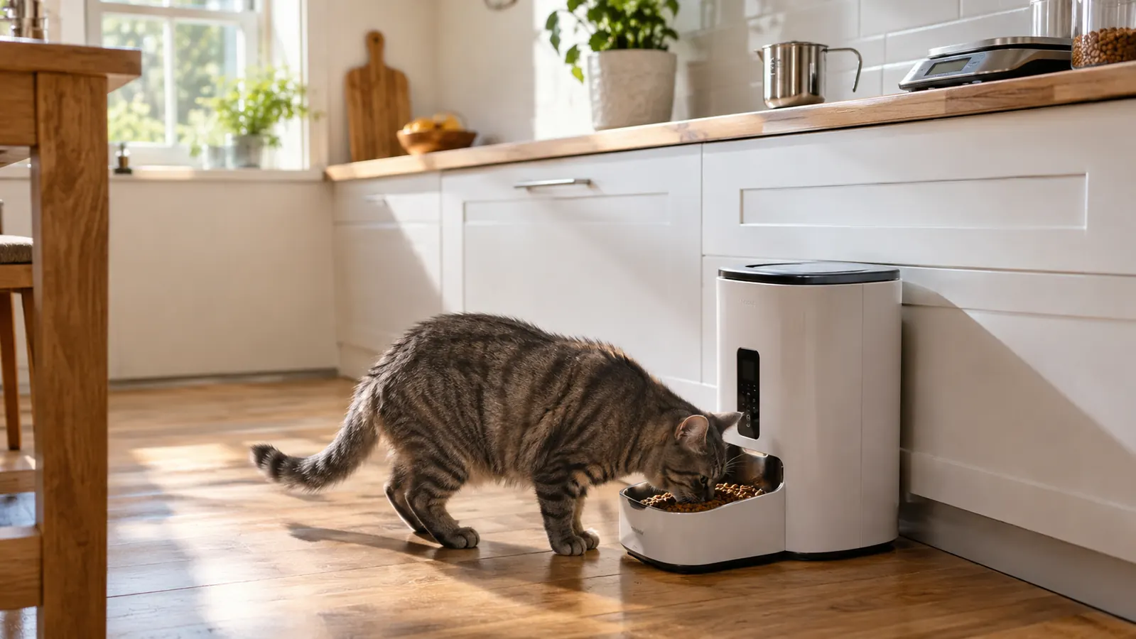 How to Portion Control Your Cat's Food With the Voluas Automatic Feeder