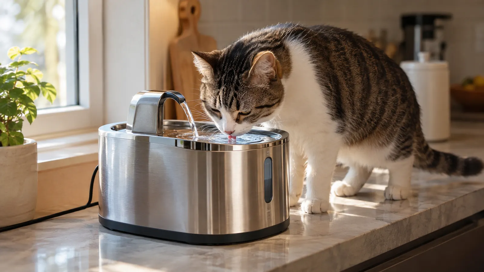 Stainless Steel Cat Water Fountain vs A Plain Water Bowl: Which Is Better for Your Cat?