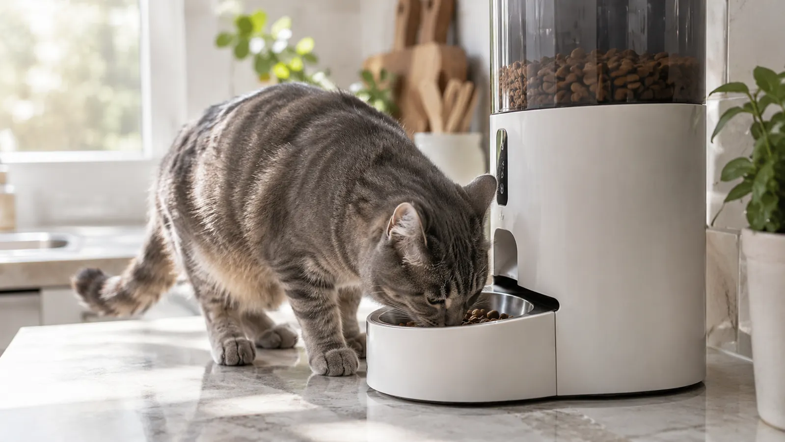 Voluas Automatic Cat Feeder Review: Months of Daily Use with an 11-Year-Old Tabby